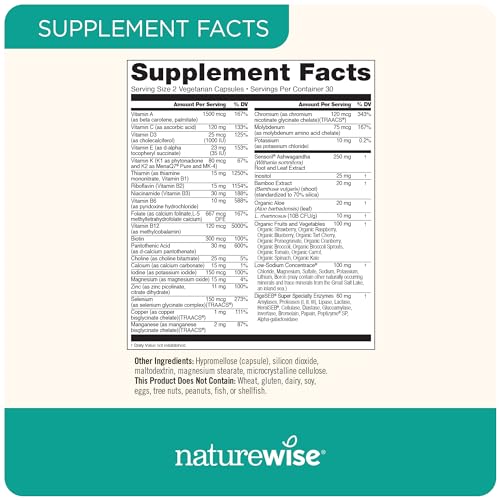 NatureWise Women's Multivitamin with Stress Support & B-Complex