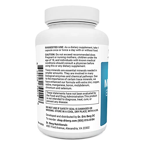 Dr. Berg Trace Minerals Complex - 60 Capsules