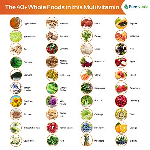 Whole Food Multivitamin with Probiotics for Adults