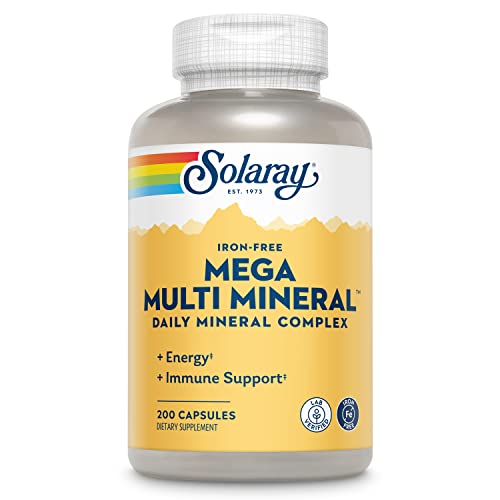Solaray Mega Multi Mineral No Iron Capsules