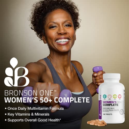 Bronson ONE Daily Women's 50+ Multivitamin, 180 Tablets
