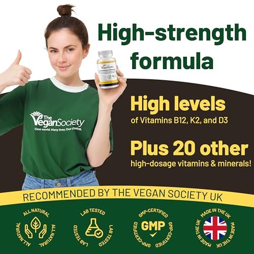 High Strength Vegan Multivitamins for Men & Women