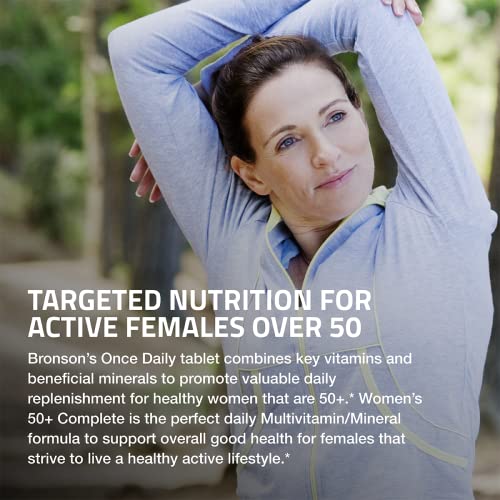 Bronson ONE Daily Women's 50+ Multivitamin, 180 Tablets