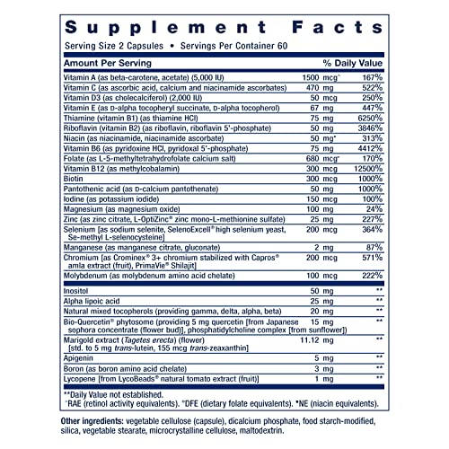 Life Extension Daily Multivitamin - 120 Capsules