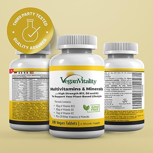 High Strength Vegan Multivitamins for Men & Women