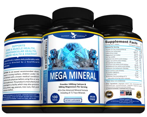 Mega Mineral Complex with Calcium, Magnesium & Trace Elements