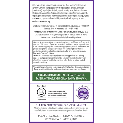 New Chapter Women's Daily Multivitamin for Health