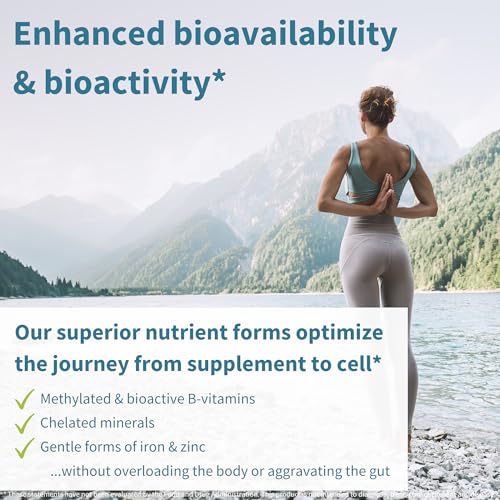 Methylated Vegan Women's Multivitamin with Iron