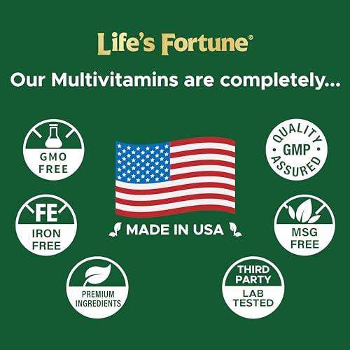Life's Fortune All-Natural Multivitamin Energy Tablets