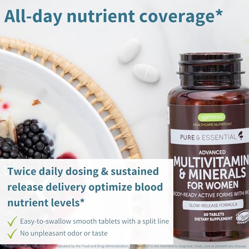 Methylated Vegan Women's Multivitamin with Iron