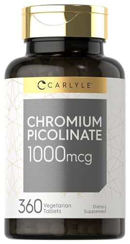 Carlyle Chromium Picolinate 1000mcg – 360 Tablets