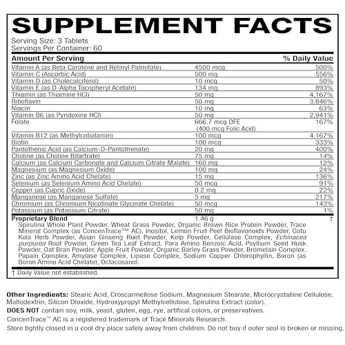 Life's Fortune All-Natural Multivitamin Energy Tablets