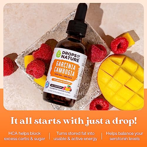 Garcinia Cambogia Liquid Appetite Suppressant - Raspberry Mango
