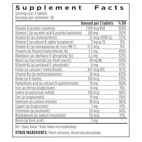 Methylated Vegan Women's Multivitamin with Iron