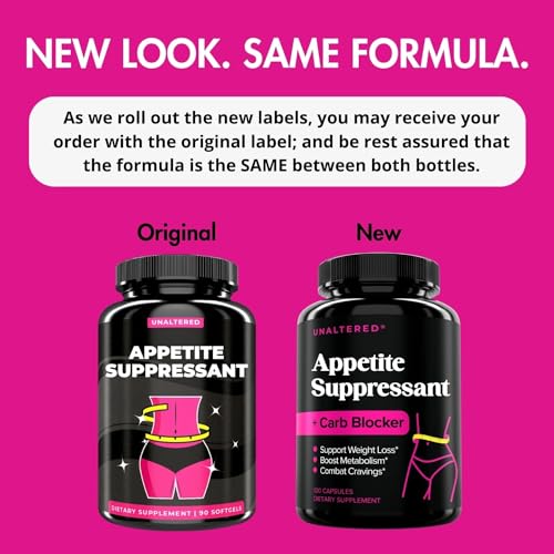 Natural Appetite Suppressant for Women - 120 Ct