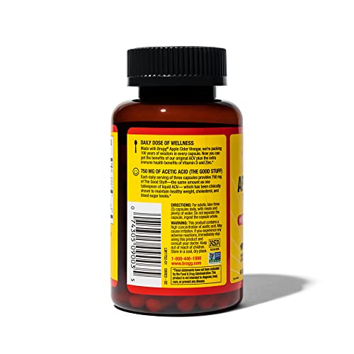 Bragg Apple Cider Vinegar Capsules for Weight Loss