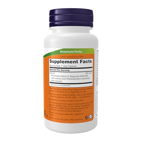 NOW Foods Relora 300mg for Weight Management, 60 Veg Caps