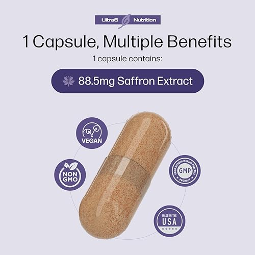 Saffron Extract: Natural Appetite Suppressant Capsules