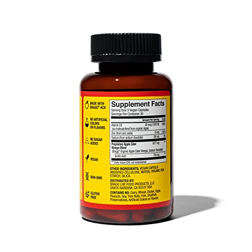 Bragg Apple Cider Vinegar Capsules for Weight Loss