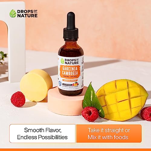 Garcinia Cambogia Liquid Appetite Suppressant - Raspberry Mango
