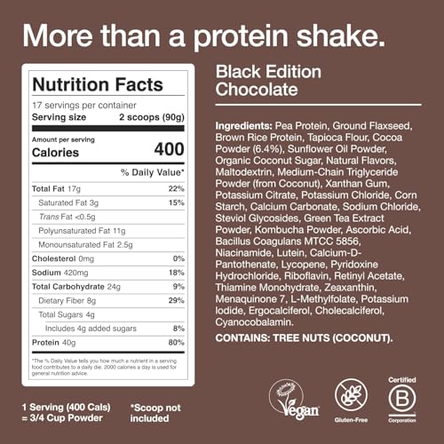 Huel Black Edition Chocolate Vegan Protein Powder