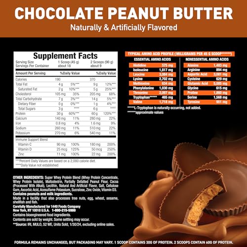 Body Fortress Advanced Whey Protein, Chocolate Peanut Butter