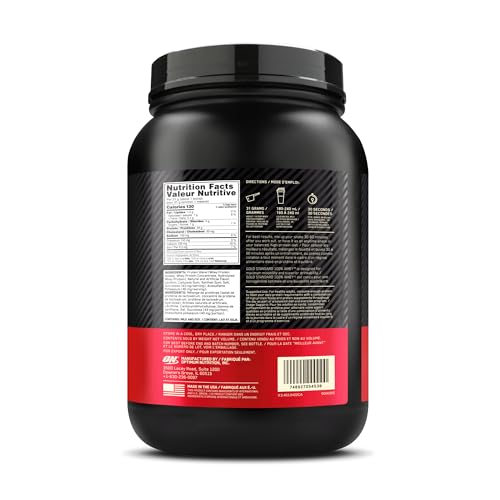 Gold Standard Whey Protein Powder - Vanilla, 2 lb