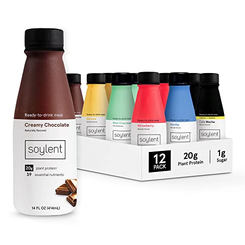 Soylent Vegan Protein Meal Replacement Sampler Pack