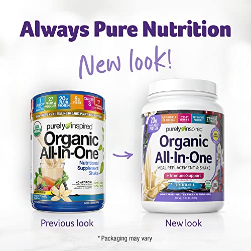 Organic Meal Replacement Shake - Vanilla Protein Powder