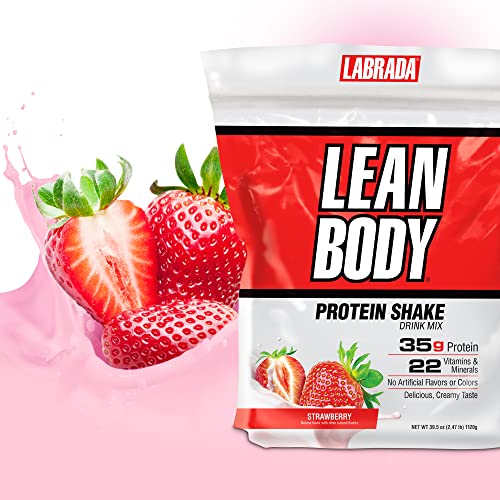 Strawberry Lean Body Hi-Protein Shake by Labrada