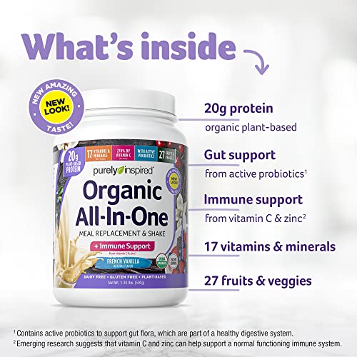 Organic Meal Replacement Shake - Vanilla Protein Powder