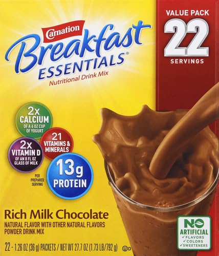 Rich Chocolate Breakfast Drink Mix - 22 Pack