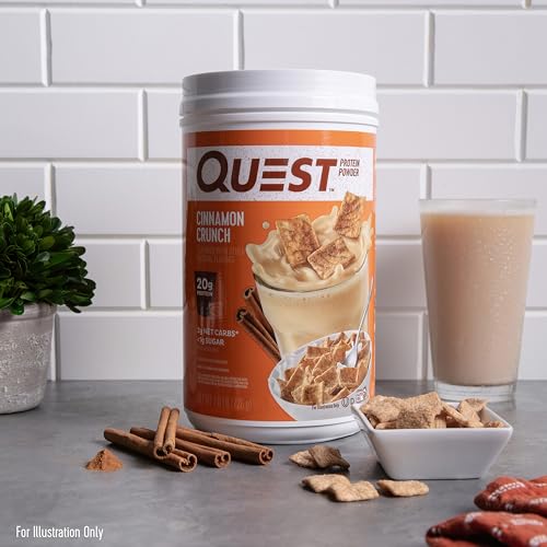 Quest Cinnamon Crunch Protein Powder - Low Carb Boost