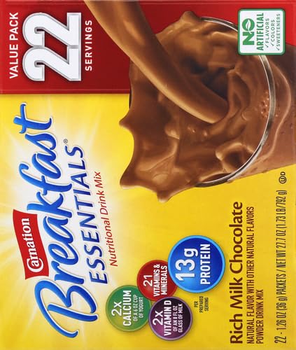 Rich Chocolate Breakfast Drink Mix - 22 Pack