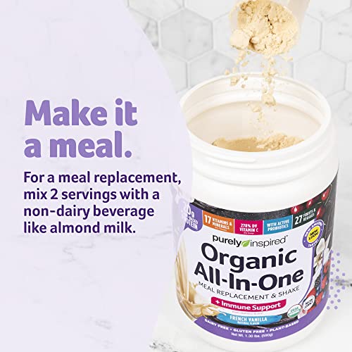 Organic Meal Replacement Shake - Vanilla Protein Powder