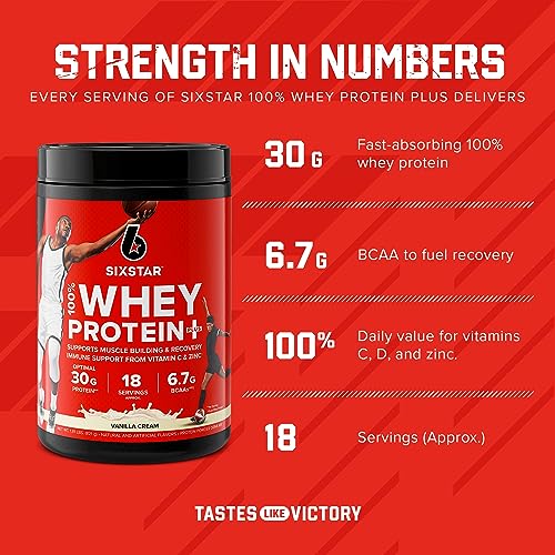 Six Star Elite Vanilla Cream Whey Protein 1.8lbs