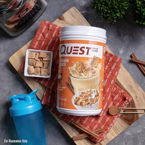 Quest Cinnamon Crunch Protein Powder - Low Carb Boost