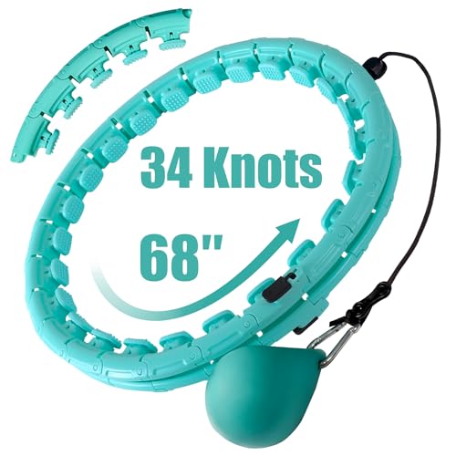 OurStarry Plus Size 34 Knots Weighted Hoop