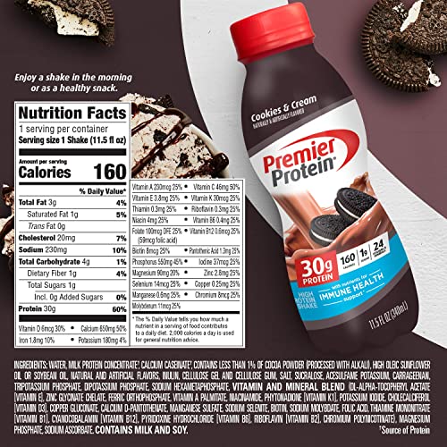 Cookies & Cream Protein Shake - 30g Protein Pack