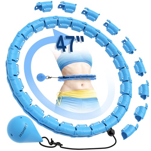 47" Weighted Hula Hoop for Weight Loss Exercise