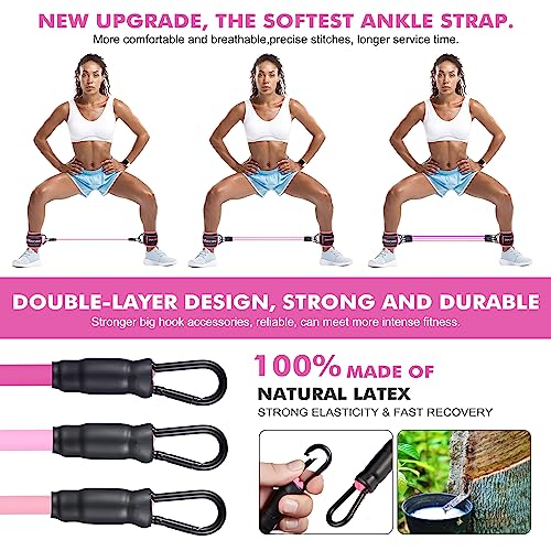 HOXWC Resistance Bands for Leg and Booty Workouts