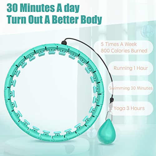 OurStarry Plus Size 34 Knots Weighted Hoop