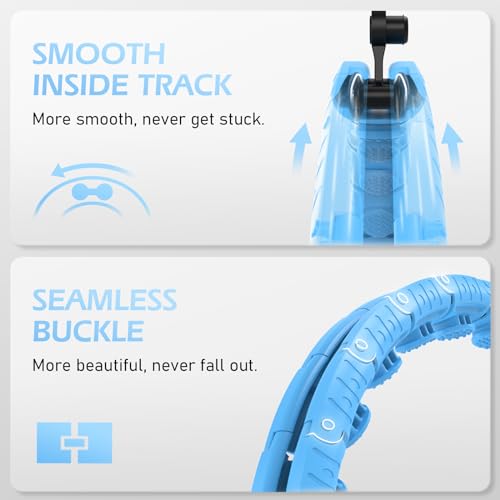 JLoibao 56-Inch Weighted Hula Hoop for Weight Loss