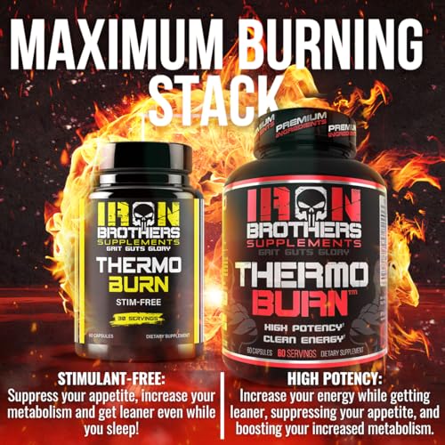 Iron Brothers Hardcore Fat Burner Capsules - 60 Count