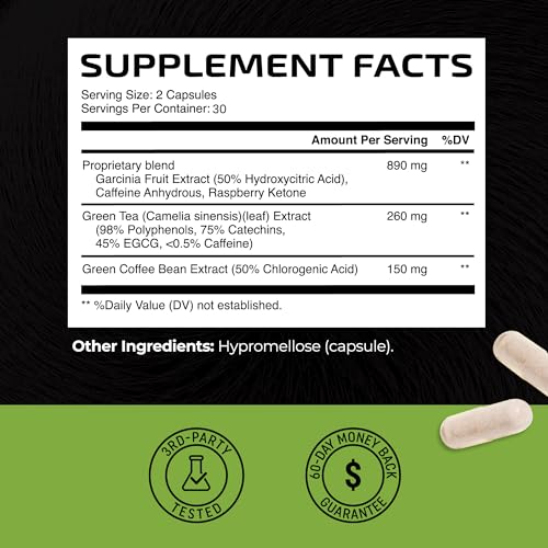 Green Tea Weight Loss Pills with Green Coffee Bean