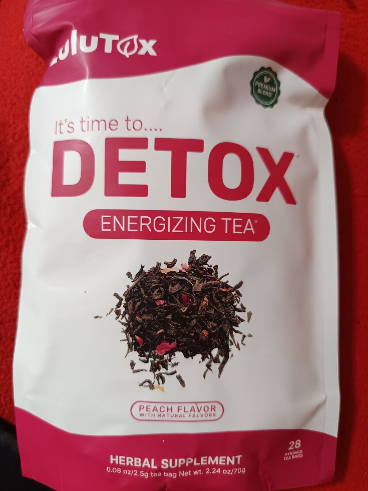 LULUTOX Herbal Detox Tea for Healthy Weight Loss