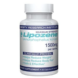 Lipozene Weight Loss Pills - 60 Caffeine-Free Capsules