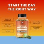 Thermogenic Morning Fat Burner Gummies for Weight Loss