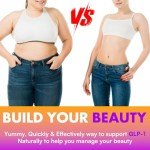 GLP Gummy | GLP-1 Supplement, GLP 1 Gummy with Akkermansia Probiotic, Berberine, Fiber Support GLP-1 Naturally, GLP-1 Probiotic Gummy for Women and Men, Zero-Sugar, Yuzu Flavor - 90 Gummies