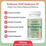 Liposomal Berberine HCL 1500mg for Weight Loss